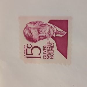 Vintage Oliver Wendell Holmes Stamp